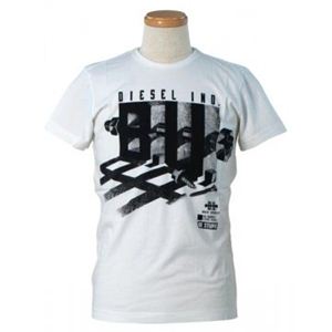 DIESEL（ディーゼル） メンズTシャツ CSWP 100 ホワイト L67 S19 W47 SH40