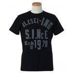 DIESEL（ディーゼル） メンズTシャツ CUHG 900 ブラック L67 S20 W49 SH41