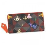 【期間延長 2012年5月31日まで期間限定値下げ】Vivienne Westwood(ヴィヴィアンウエストウッド) 長財布 LOGOMANIA 32162 オレンジ