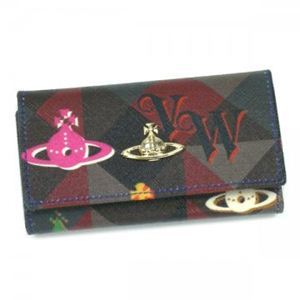 【期間延長 2012年5月31日まで期間限定値下げ】Vivienne Westwood（ヴィヴィアンウエストウッド） キーケース LOGOMANIA 32156 ブルー