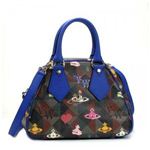 【期間延長 2012年5月31日まで期間限定値下げ】Vivienne Westwood（ヴィヴィアンウエストウッド） ハンドバッグ LOGOMANIA 13150 ブルー