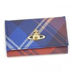 【期間延長 2012年5月31日まで期間限定値下げ】Vivienne Westwood（ヴィヴィアンウエストウッド） キーケース DERBY 720V  ブルー/RD