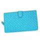 BOTTEGA VENETA（ボッテガベネタ） 長財布 PORTAMONETE INTRECCI 114074 4606 TURQUOISE