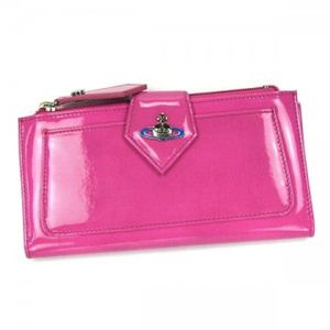 Vivienne Westwood（ヴィヴィアンウエストウッド） 長財布 PATENT 5442 FUXIA