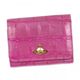 Vivienne Westwood（ヴィヴィアンウエストウッド） 三つ折り財布（小銭入れ付） CLASSIC ORB COCCO 5144 FUXIA