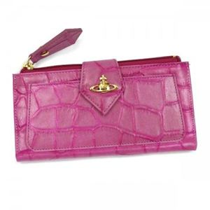 Vivienne Westwood（ヴィヴィアンウエストウッド） 長財布 CLASSIC ORB COCCO 5442 FUXIA