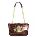 Vivienne Westwood（ヴィヴィアンウエストウッド） ショルダーバッグ CLASSIC ORB COCCO 5781 COGNAC