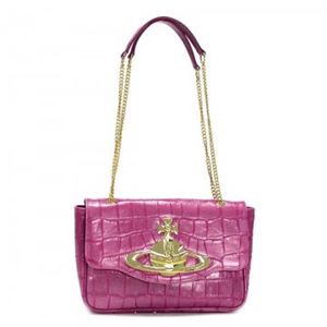 Vivienne Westwood（ヴィヴィアンウエストウッド） ショルダーバッグ CLASSIC ORB COCCO 5781 FUXIA