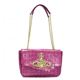 Vivienne Westwood（ヴィヴィアンウエストウッド） ショルダーバッグ CLASSIC ORB COCCO 5781 FUXIA