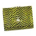 Vivienne Westwood（ヴィヴィアンウエストウッド） 三つ折り財布（小銭入れ付） SNAKE 1311 GIALLO