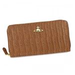 Vivienne Westwood（ヴィヴィアンウエストウッド） 長財布 WEAVE 5140 COGNAC