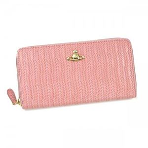 Vivienne Westwood（ヴィヴィアンウエストウッド） 長財布 WEAVE 5140 FUXIA