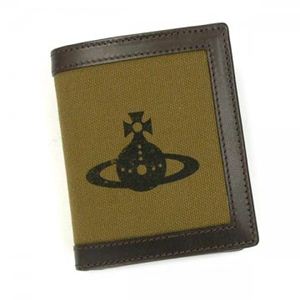 Vivienne Westwood（ヴィヴィアンウエストウッド） 二つ折り財布（小銭入れ付） AMALFI 33001 KAKI
