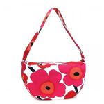 marimekko（マリメッコ） ナナメガケバッグ BLUM 25121 1 WHITE/ RED