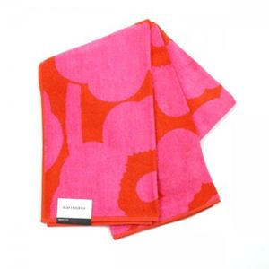 marimekko（マリメッコ） タオル UNIKKO 63629 330 RED／PINK