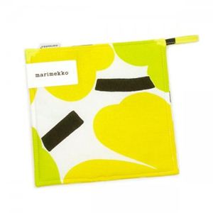 marimekko（マリメッコ） ポットホルダー PIENI UNIKKO 64159 20 WHITE／LIME