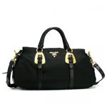 Prada(プラダ) ショルダーバッグ TESSUTO+SAFFIANO BN1903 F0002 NERO