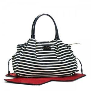 KATE SPADE（ケイトスペード） トートバッグ KATE SPADE NYLON STR PXRU3369 17 BLACK／CREAM