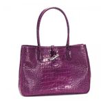 Longchamp（ロンシャン） トートバッグ ROSEAU STYLE CROCO 2686 509 VIOLINE