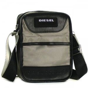 DIESEL（ディーゼル） ナナメガケバッグ ON THE ROAD TWICE X00957 H1130 SILVER／BLACK