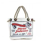 DIESEL（ディーゼル） トートバッグ THE BRAVE FLAG X01161 H1527 WHITE／BLACK