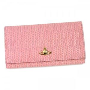 Vivienne Westwood（ヴィヴィアンウエストウッド） 長財布 WEAVE 1032V FUXIA