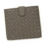 BOTTEGA VENETA（ボッテガベネタ） Wホック財布 PORTAMONETE INTRECCI 163240 2808 STEEL