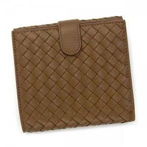 BOTTEGA VENETA（ボッテガベネタ） Wホック財布 PORTAMONETE INTRECCI 163240 2802 CHENE／CHENE