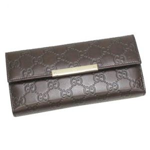 Gucci（グッチ） 長財布 METAL BAR 112715 2019 CHOCOLAT／CHOCOLAT