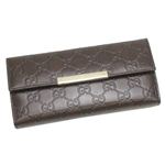 Gucci（グッチ） 長財布 METAL BAR 112715 2019 CHOCOLAT／CHOCOLAT