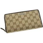 Gucci（グッチ） 長財布 METAL BAR 112724 9643 BEIGE EBONY／COCOA