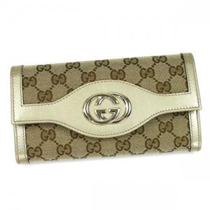 Gucci（グッチ） 長財布 SUKEY 282434 8612 BE.EBONY／CHAMPAGNE