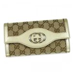 Gucci（グッチ） 長財布 SUKEY 282434 8612 BE.EBONY／CHAMPAGNE