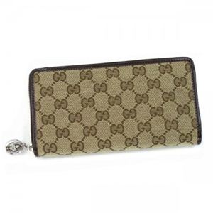 Gucci（グッチ） 長財布 GG TWINS 233025 9643 BEIGE EBONY COCOA