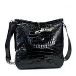 Longchamp（ロンシャン） ナナメガケバッグ ROSEAU STYLE CROCO 1051 1 BLACK