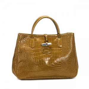 Longchamp（ロンシャン） ハンドバッグ ROSEAU STYLE CROCO 1686 117 HONEY