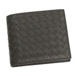 BOTTEGA VENETA（ボッテガベネタ） 二つ折り財布（小銭入れ付） P.FOGLIO INTRECCIATO 193642 2040 EBONY