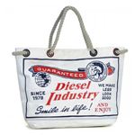 DIESEL（ディーゼル） トートバッグ THE BRAVE FLAG X01160 H1527 WHITE／BLACK