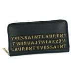 Yves Saint Laurent（イブサンローラン） 長財布 FLIRTY INTERIOR 284939 1064 NERO+INTERNO BEIGE