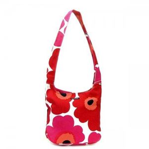 marimekko（マリメッコ） ナナメガケバッグ CLOVER 26910 1 WHITE／ RED