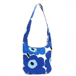 marimekko（マリメッコ） ナナメガケバッグ CLOVER 26910 17 WHITE／ BLUE