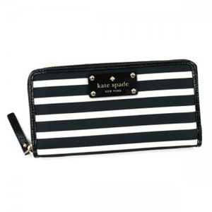 KATE SPADE（ケイトスペード） 長財布 KATE SPADE NYLON STR PWRU2732 17 BLACK／CREAM