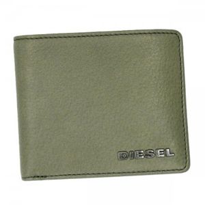 DIESEL（ディーゼル） 二つ折り財布（小銭入れ付） JEM WALLETS X01256 T7430 DUSTY OLIVE