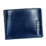 DIESEL（ディーゼル） 二つ折り財布（小銭入れ付） FRESH ＆amp; BRIGHT X01269 H3858 INSIGNIA BLUE ／ BLACK