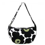 marimekko（マリメッコ） ナナメガケバッグ BLUM 25121 30 WHITE／ BLACK