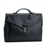 BOTTEGA VENETA（ボッテガベネタ） ブリーフケース P.FOGLIO INTRECCIATO 113095 1000 BLACK