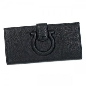 Ferragamo（フェラガモ） 長財布 NO METAL 22B671 516188 NERO