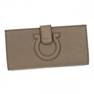 Ferragamo（フェラガモ） 長財布 NO METAL 22B671 516187 GREY OPAL
