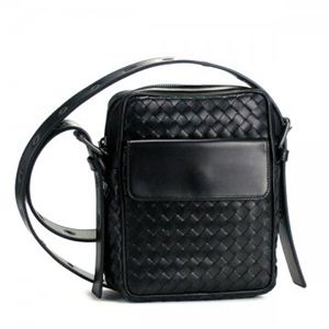 BOTTEGA VENETA（ボッテガベネタ） ナナメガケバッグ P.FOGLIO INTRECCIATO 163313 1000 NERO