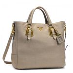 Prada（プラダ） ハンドバッグ TESSUTO VIT DAINO BN2320 F0D32 POMICE